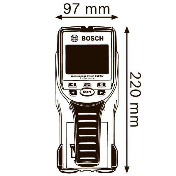 Детектор радарного типа Bosch D-tect 150 SV Professional_1st