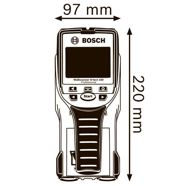 Детектор радарного типа Bosch D-tect 150 Professional_1st