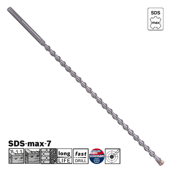 Сверло по бетону Bosch SDS-max-7, 20x600x720 мм_1st