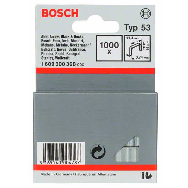 Скобы для степлера, Bosch typ 53, 14 мм