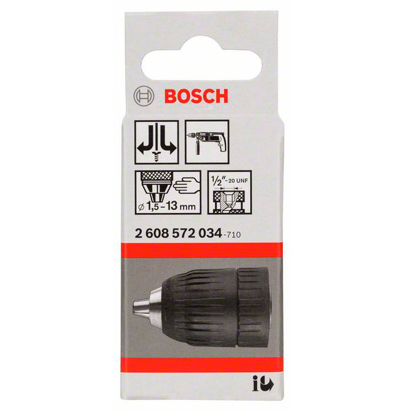 Быстрозажимной сверлильный патрон Bosch, 1/2", 2-13 мм_2nd