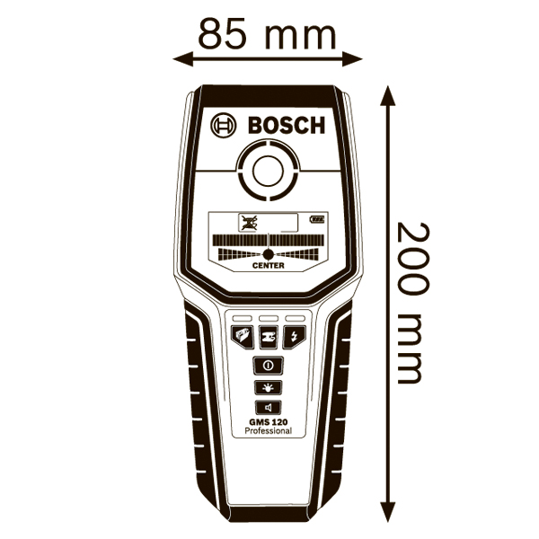 Детектор Bosch GMS 120 Professional_1st