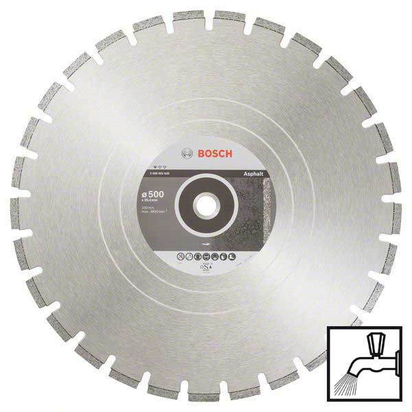 Круг алмазный Bosch, Standard for Asphalt, 500 мм