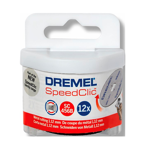 Круг отрезной по металлу DREMEL SpeedClic (SC456B), 12 шт_2nd