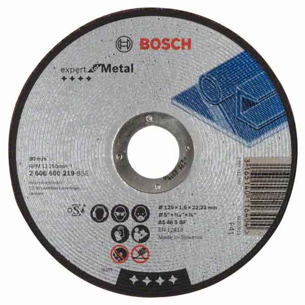 Круг отрезной Bosch, Expert for Metal, 125 x 1,6 мм