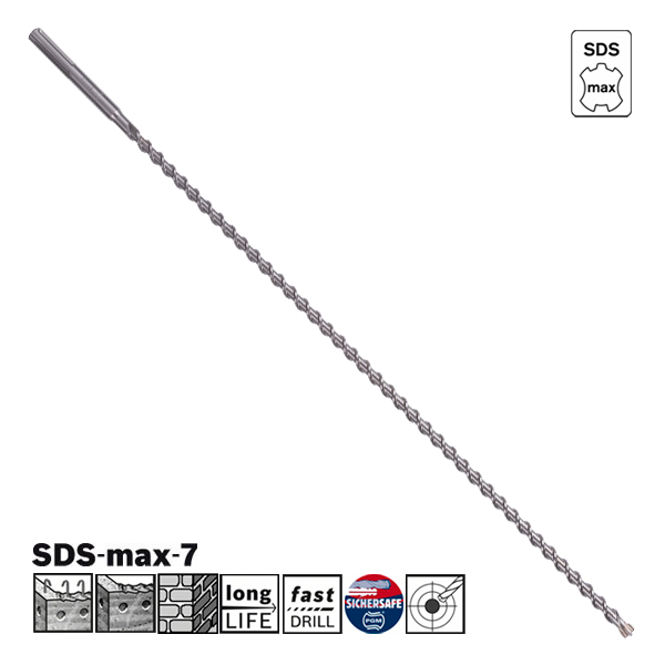 Сверло по бетону Bosch SDS-max-7, 16x800x940 мм