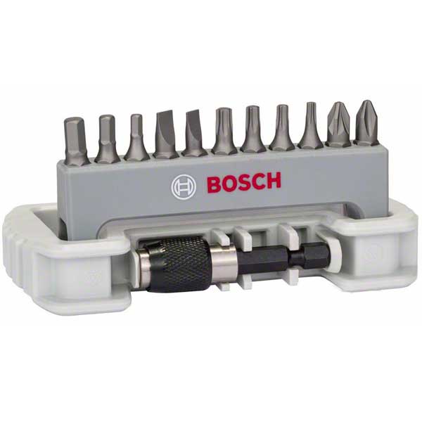 Набор бит Bosch, 11 шт + держатель бит