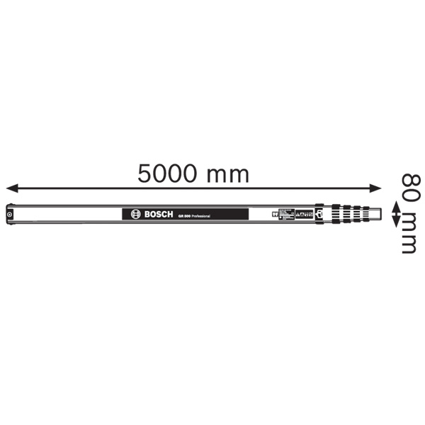 Измерительная рейка для нивелира, Bosch GR 500_1st