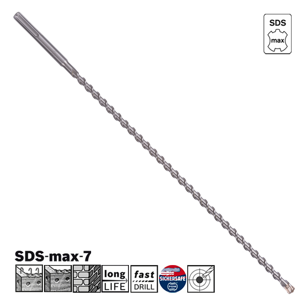 Сверло по бетону Bosch SDS-max-7, 16x600x740 мм_2nd