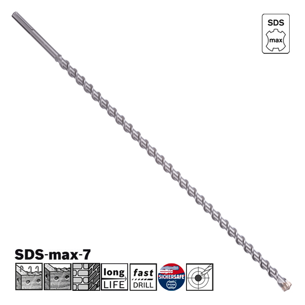 Сверло по бетону Bosch SDS-max-7, 25x800x920 мм