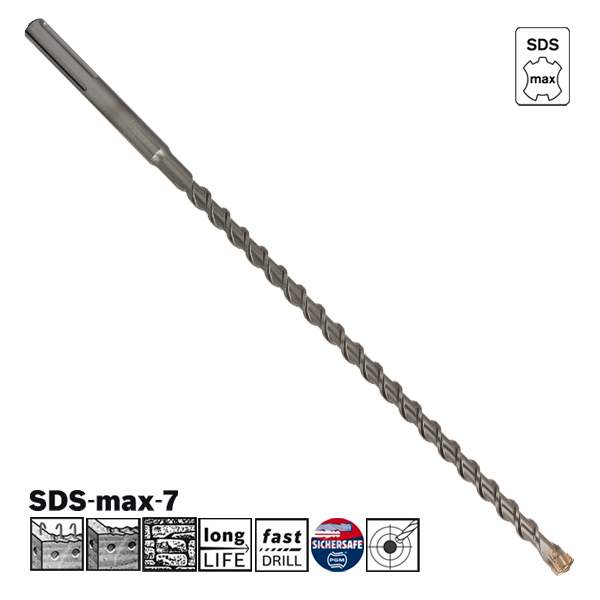 Сверло по бетону Bosch SDS-max-7, 16x400x540 мм