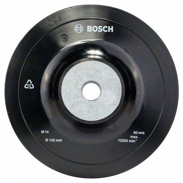 Тарелка опорная с зажимной гайкой, Bosch, 125 мм_2nd