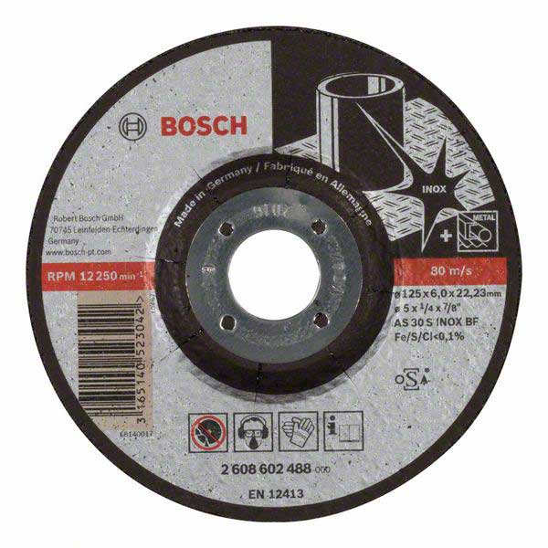 Круг зачистной Bosch, Expert for Inox, 125 мм