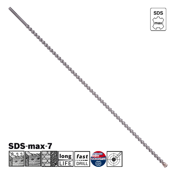 Сверло по бетону Bosch SDS-max-7, 32x1200x1320 мм