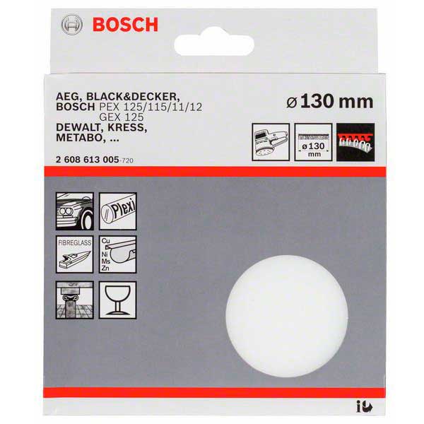 Полировальная губка, Bosch 130 мм_1st