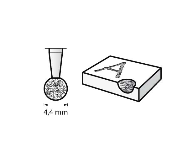 Круговая насадка с алмазным покрытием DREMEL (7105) 4,4 мм_1st
